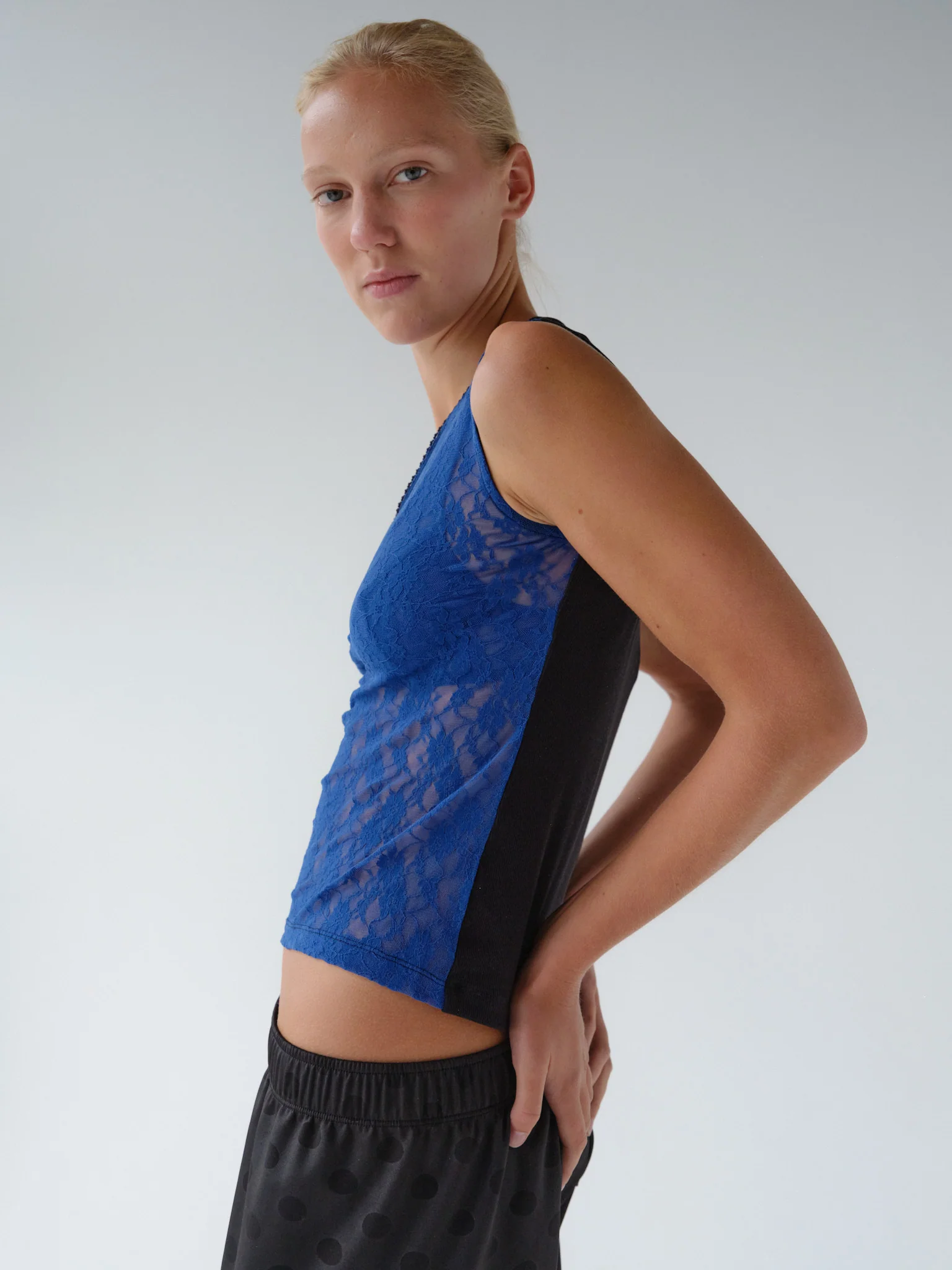 Contrast Lace Tank - Image 2