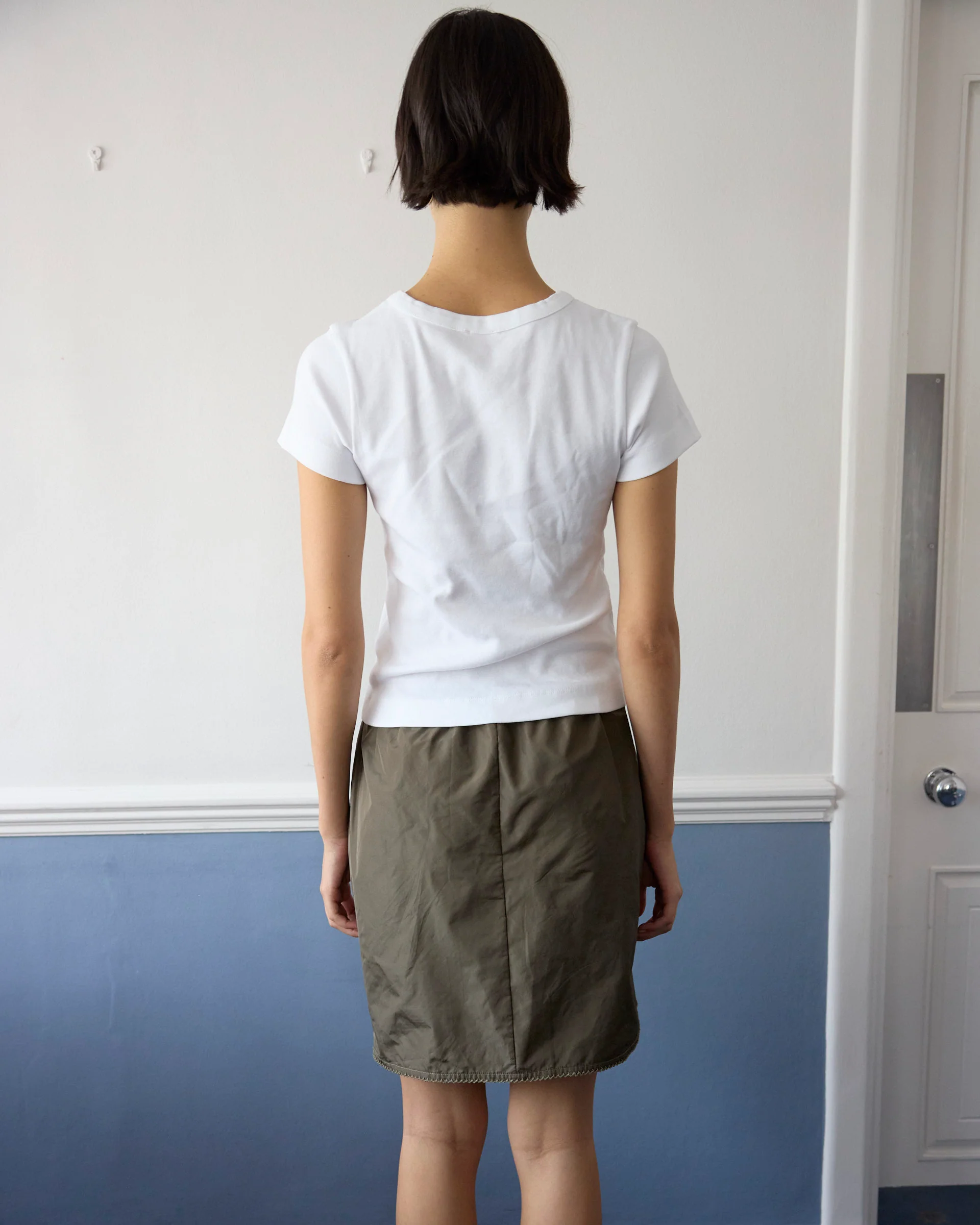 Khaki Midi Skirt - Image 4
