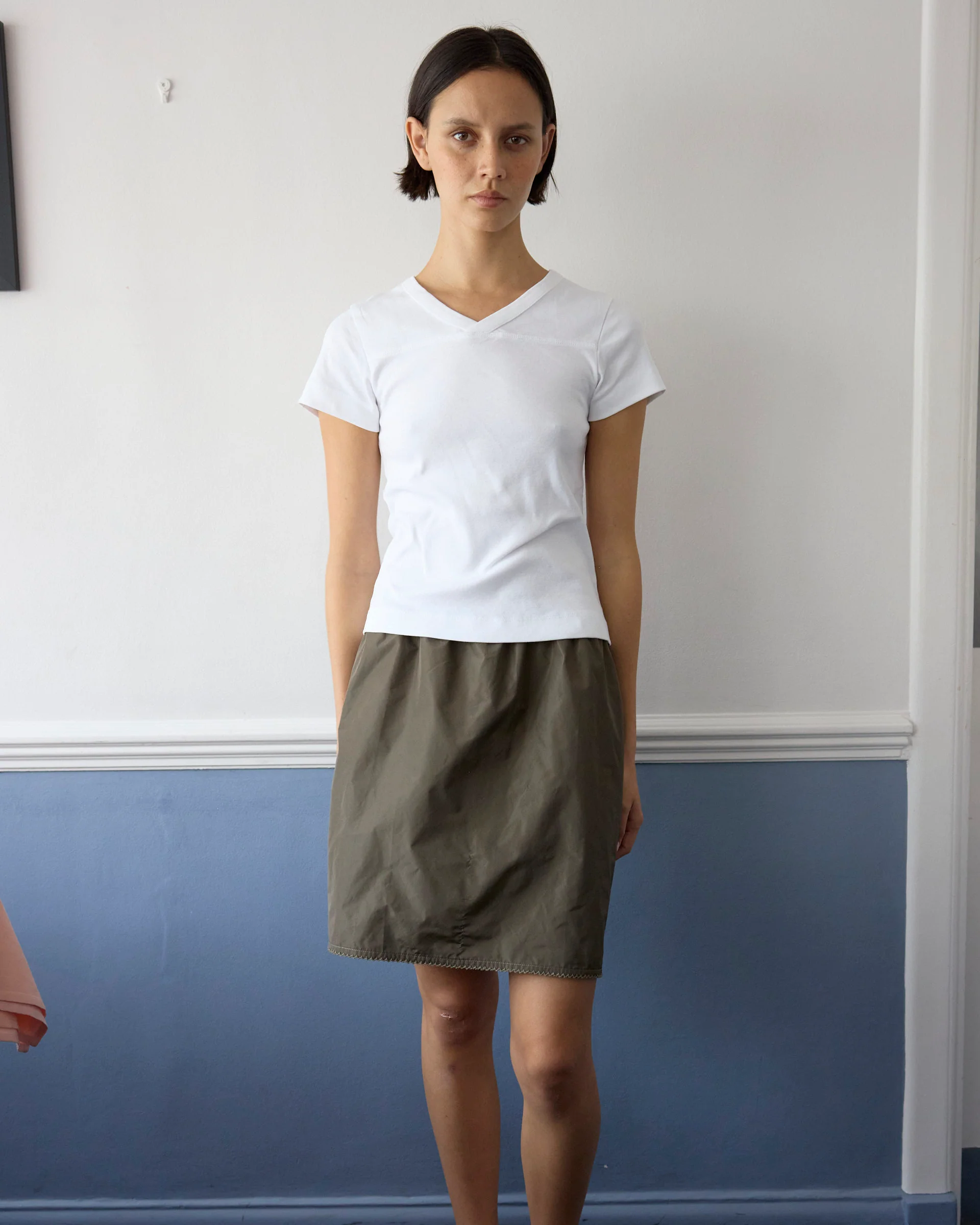 Khaki Midi Skirt - Image 7