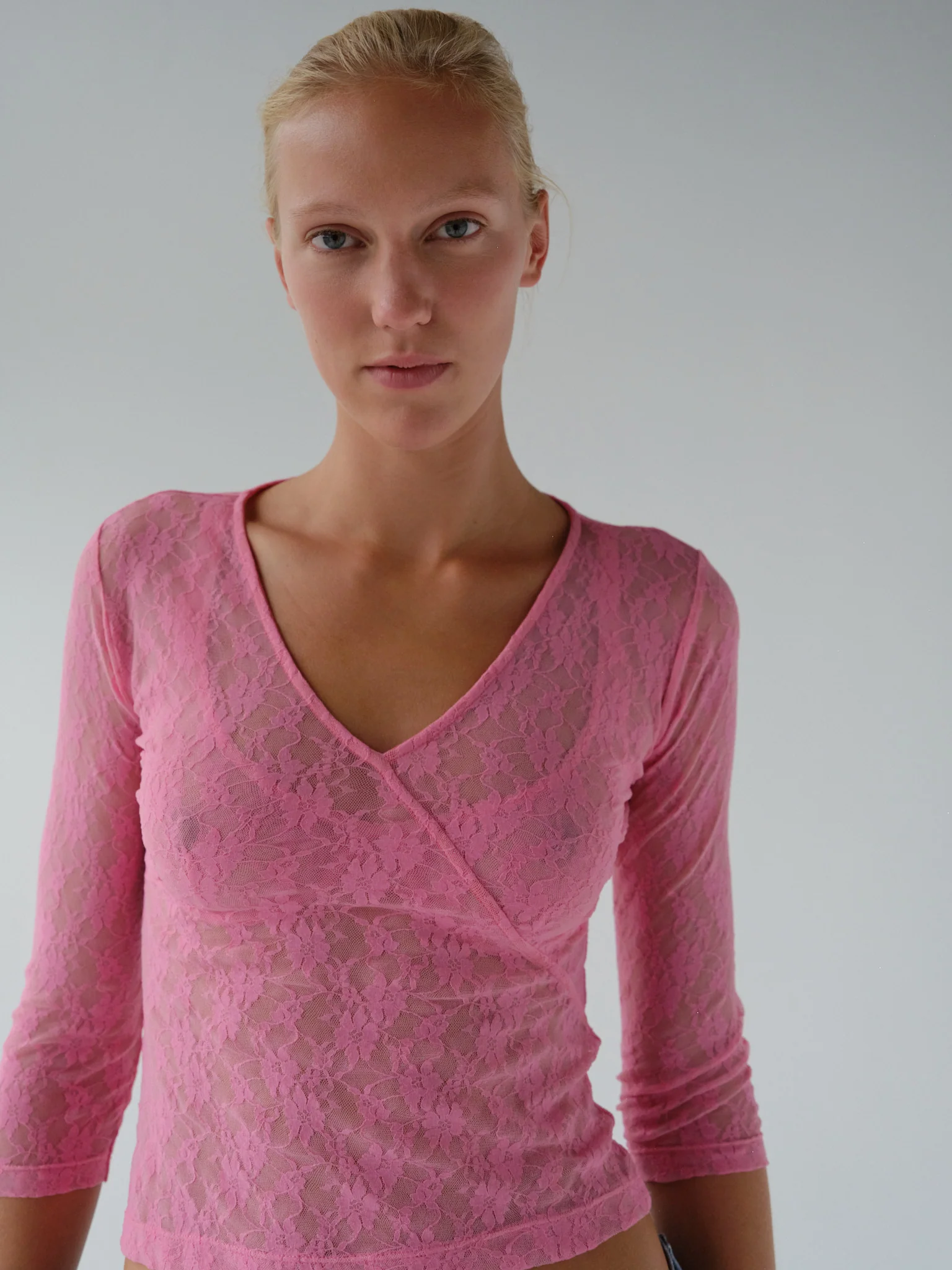 Lace Moss Wrap Top - Image 6
